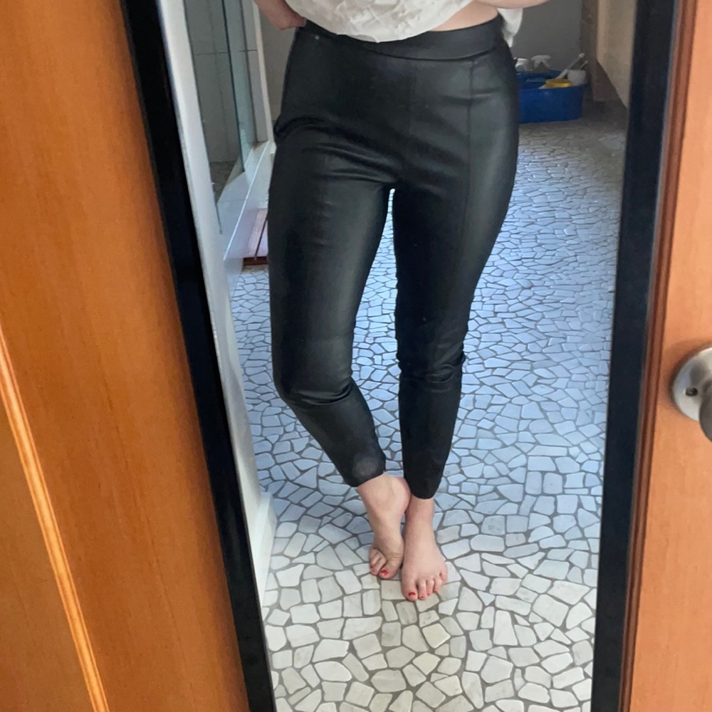 Zara leather pants